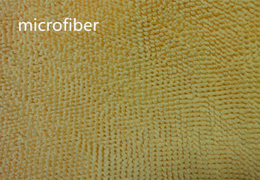 Ткань синеля 100% полиэстер ширины желтого цвета 150км Микрофибер 550гсм небольшая
